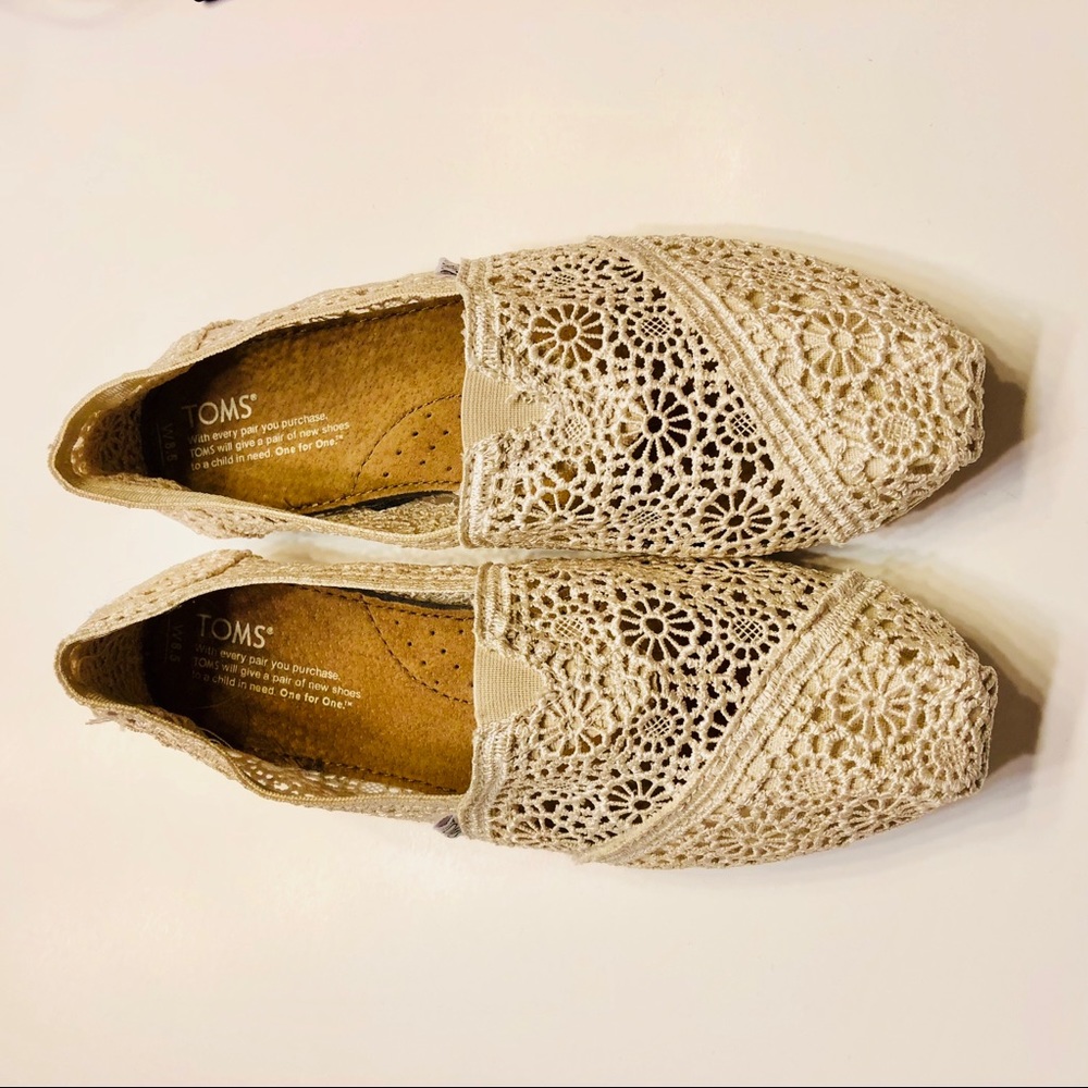 Toms Crochet Flats